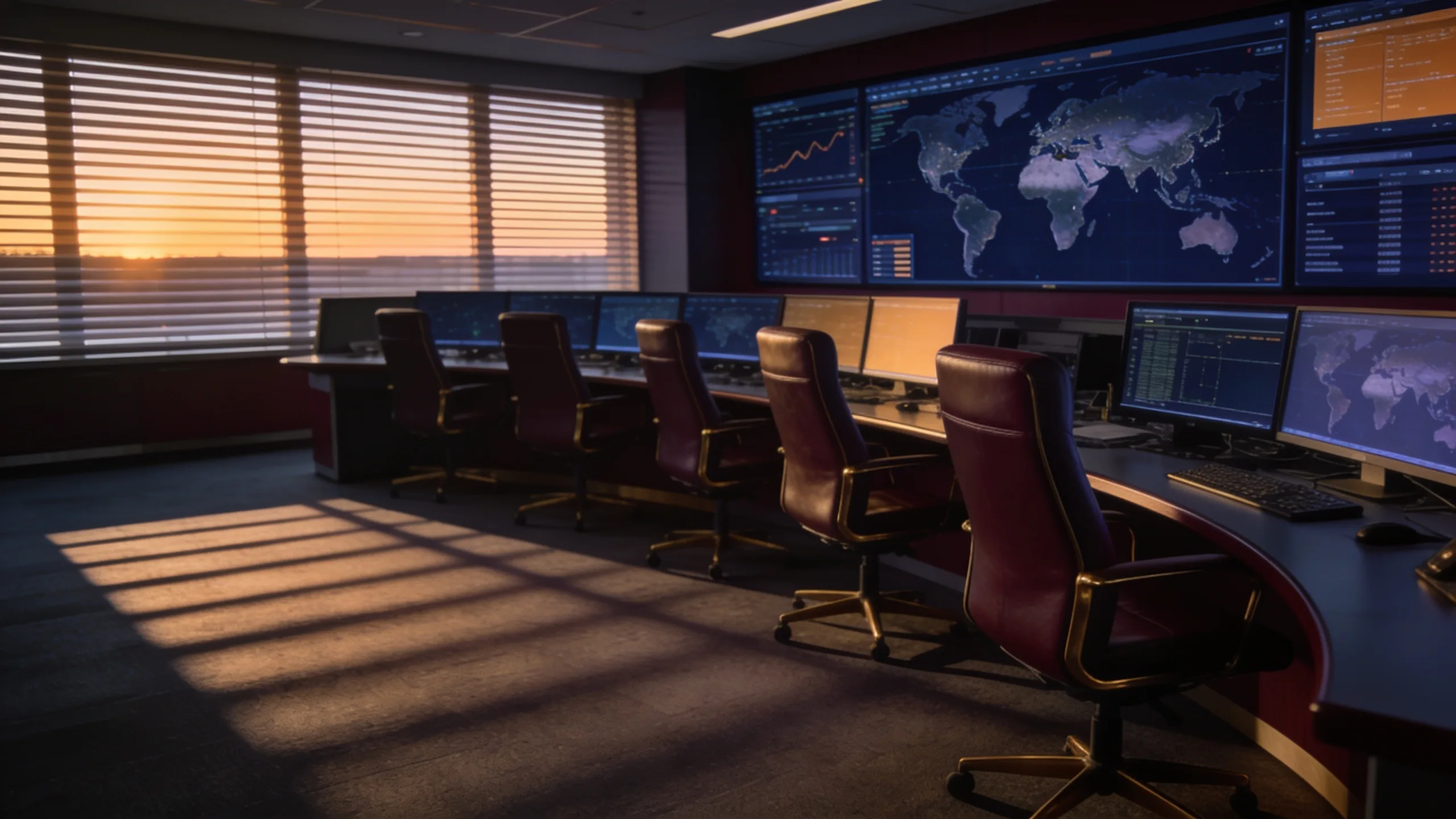 A risk operations centre integrating war-risk premium feeds, P&I club alerts, and sovereign CDS spreads into a single geopolitical signal monitoring layer
